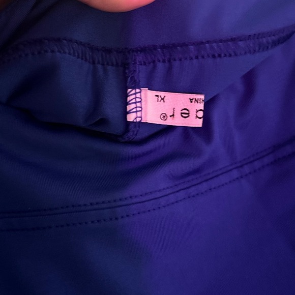 Ekouaer Royal Blue Athletic Tennis Golf Skort Womens XL Activewear Mini Skirt - Picture 3 of 9